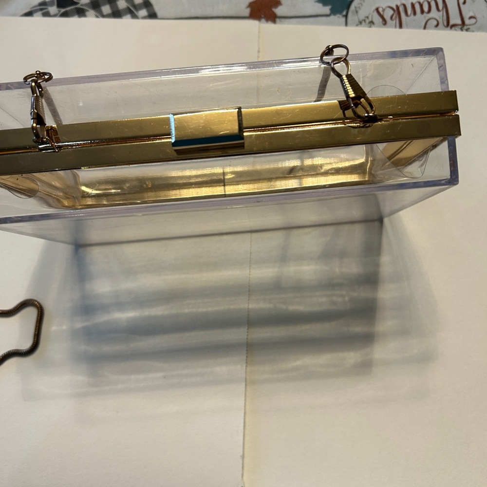 Acrylic clear box purse. So cute!